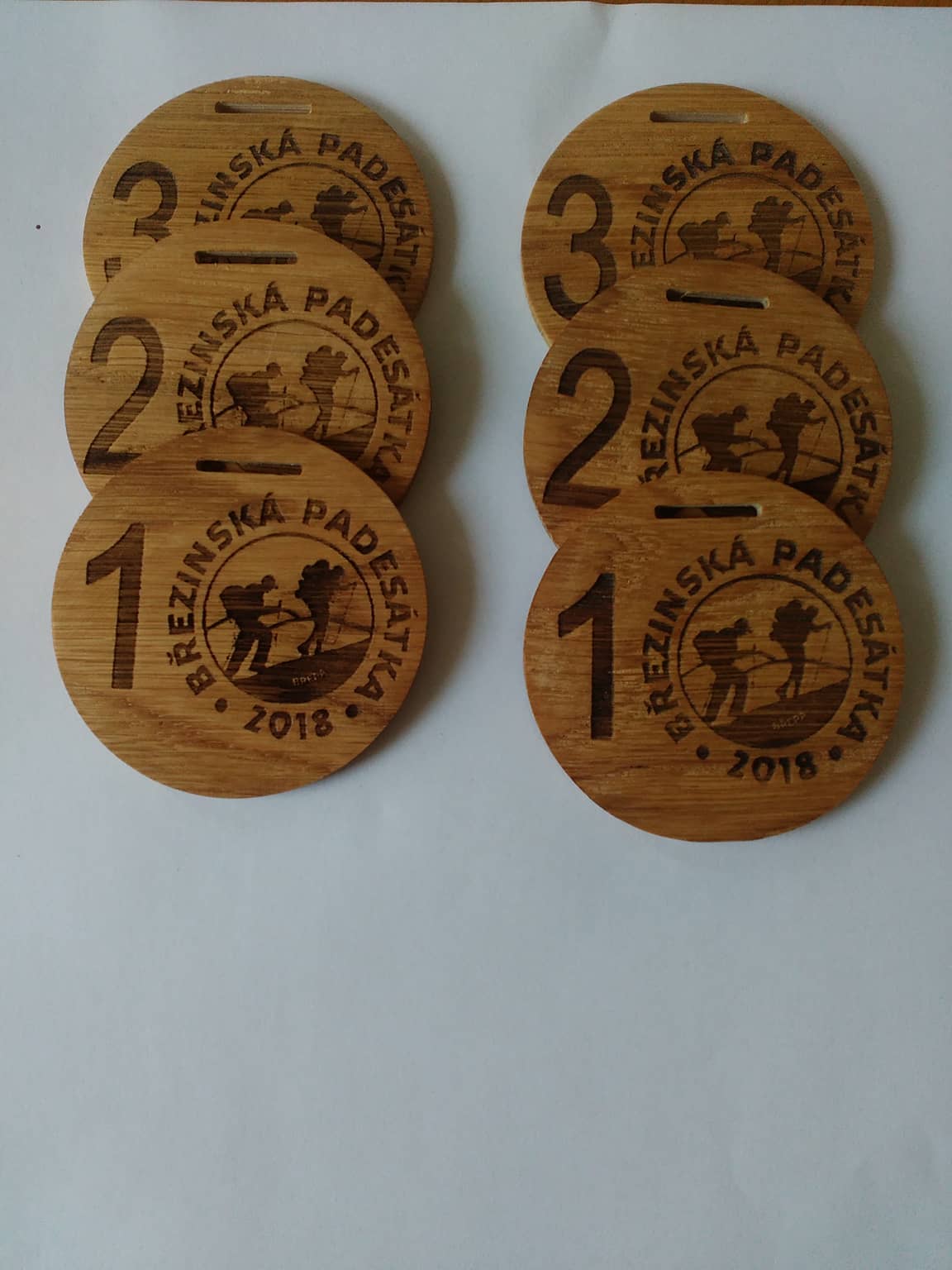 Medaile ze dřeva 5